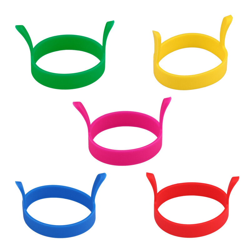 Silikoninio žiedo kepto kiaušinio formos Nelipnios blynų žiedų formos Karščiui atsparios daugiafunkcis nešiojamas kūrybinis gaminys, skirtas „pasidaryk pats“ įrankis