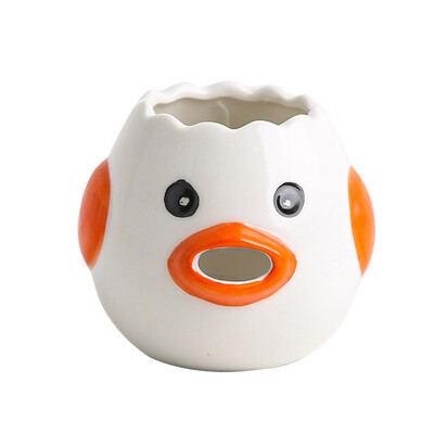 Mielas vištienos keramikinis kiaušinio baltymo separatorius Kūrybinis kiaušinio trynio baltymų separatorius filtras kepimo įrankiai virtuvės priedai