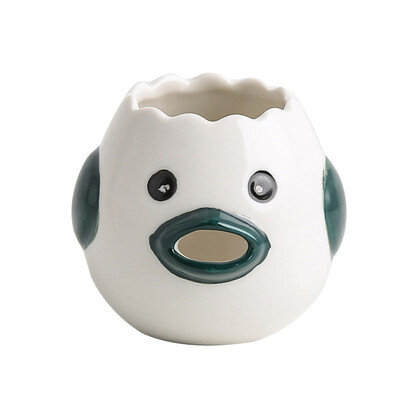 Mielas vištienos keramikinis kiaušinio baltymo separatorius Kūrybinis kiaušinio trynio baltymų separatorius filtras kepimo įrankiai virtuvės priedai