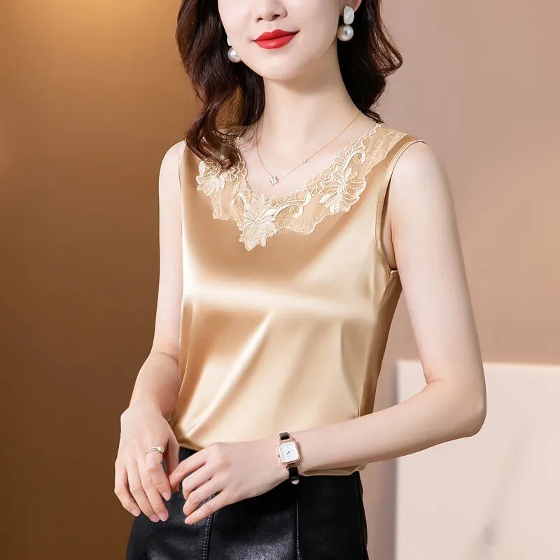 Дантелено кухо v-образно деколте, секси малка камизолка, дамско лятно вътрешно облекло, голям размер, готино момиче, горнище за отслабване, долнище