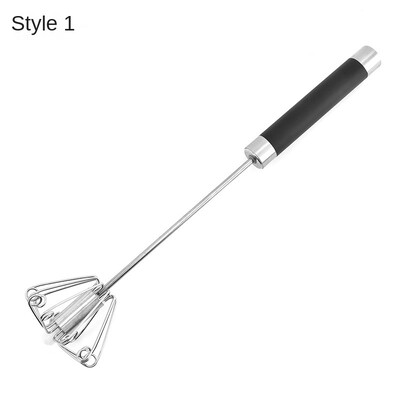 Rotirajući kuhinjski mikser od nehrđajućeg čelika Ručna mutilica za jaja Ručna mutilica za mlijeko Poluautomatska mutilica za jaja