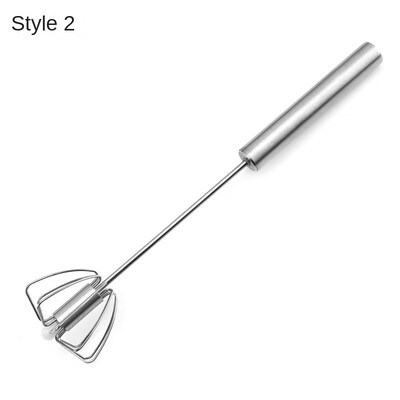 Rotirajući kuhinjski mikser od nehrđajućeg čelika Ručna mutilica za jaja Ručna mutilica za mlijeko Poluautomatska mutilica za jaja