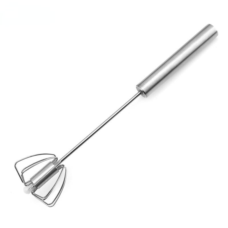 Rotirajući kuhinjski mikser od nehrđajućeg čelika Ručna mutilica za jaja Ručna mutilica za mlijeko Poluautomatska mutilica za jaja