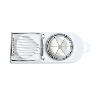 2 σε 1 Πολυλειτουργικός κόφτης αυγών από ανοξείδωτο ατσάλι Κόφτης αυγών Sectioner Mold σε σχήμα λουλουδιού Μεσημεριανό Meat Cutter Gadgets κουζίνας