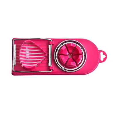 2 σε 1 Πολυλειτουργικός κόφτης αυγών από ανοξείδωτο ατσάλι Κόφτης αυγών Sectioner Mold σε σχήμα λουλουδιού Μεσημεριανό Meat Cutter Gadgets κουζίνας