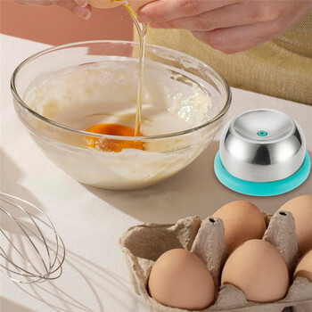 Egg Piecer Stainless Steel Egg Hole Puncher Hard Boiled Egg Peeling Egg Pricker to Get Good σκληρό βραστό αυγό με το βασικό εργαλείο κουζίνας