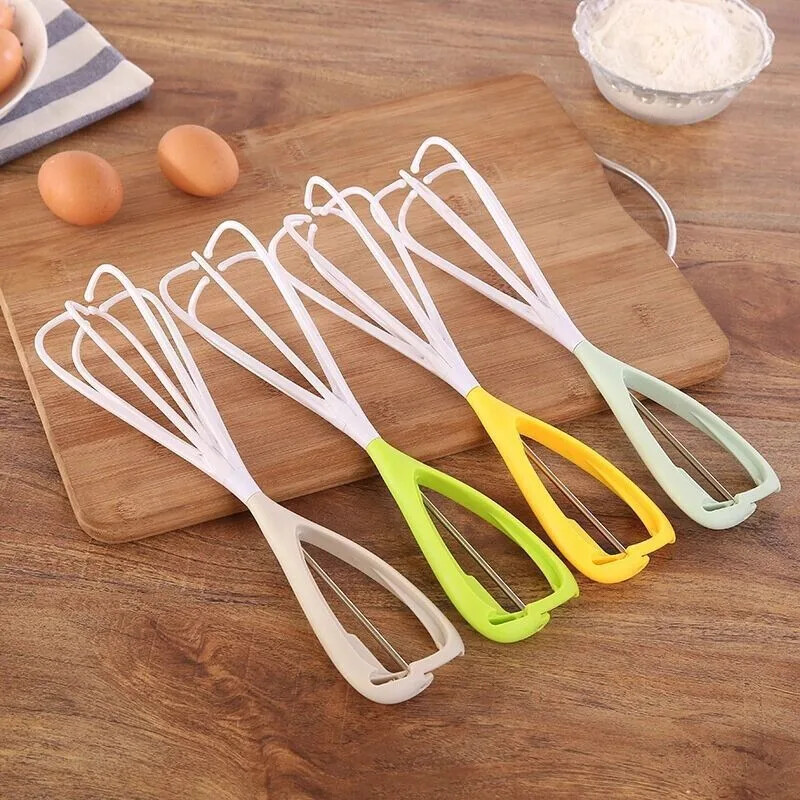 Virtuvė Pusiau automatinis besisukantis kiaušinių plaktuvas Daugiafunkcis namų mechaninis rankinis grietinėlės maišytuvas Virtuvės priedai