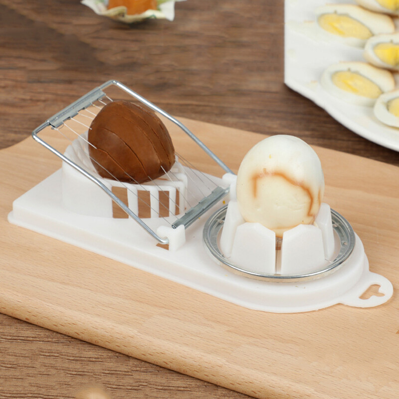 Daugiafunkcinis kiaušinių pjaustytuvas nerūdijančio plieno kiaušinių pjaustyklės pjaustytuvas Gėlės formos pietų mėsos pjaustyklės virtuvės prietaisai