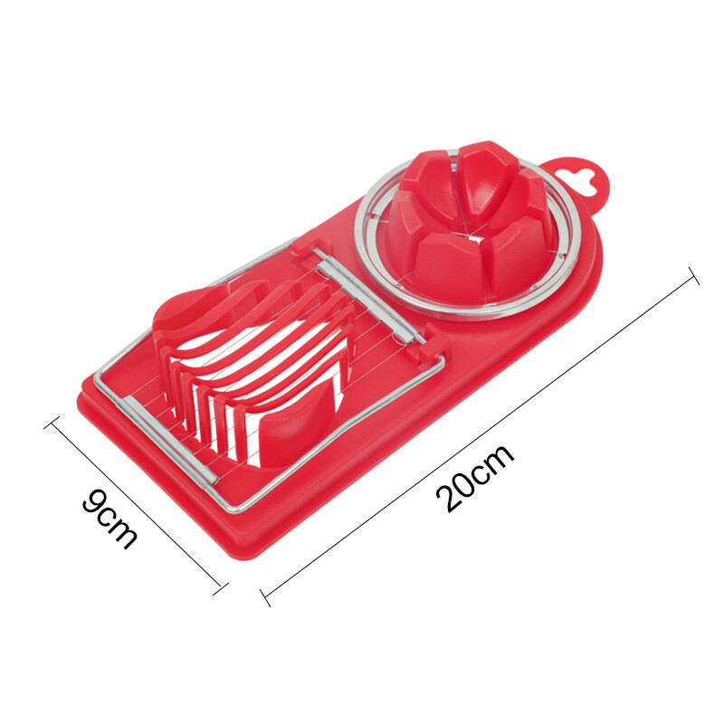 Daugiafunkcinis kiaušinių pjaustytuvas nerūdijančio plieno kiaušinių pjaustyklės pjaustytuvas Gėlės formos pietų mėsos pjaustyklės virtuvės prietaisai