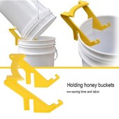 1 db Méhészet Méz gallon vödörtartó műanyag konzol állvány keret fogantyú Emelő méhek szerszámok Méhészeti felszerelés kellékek