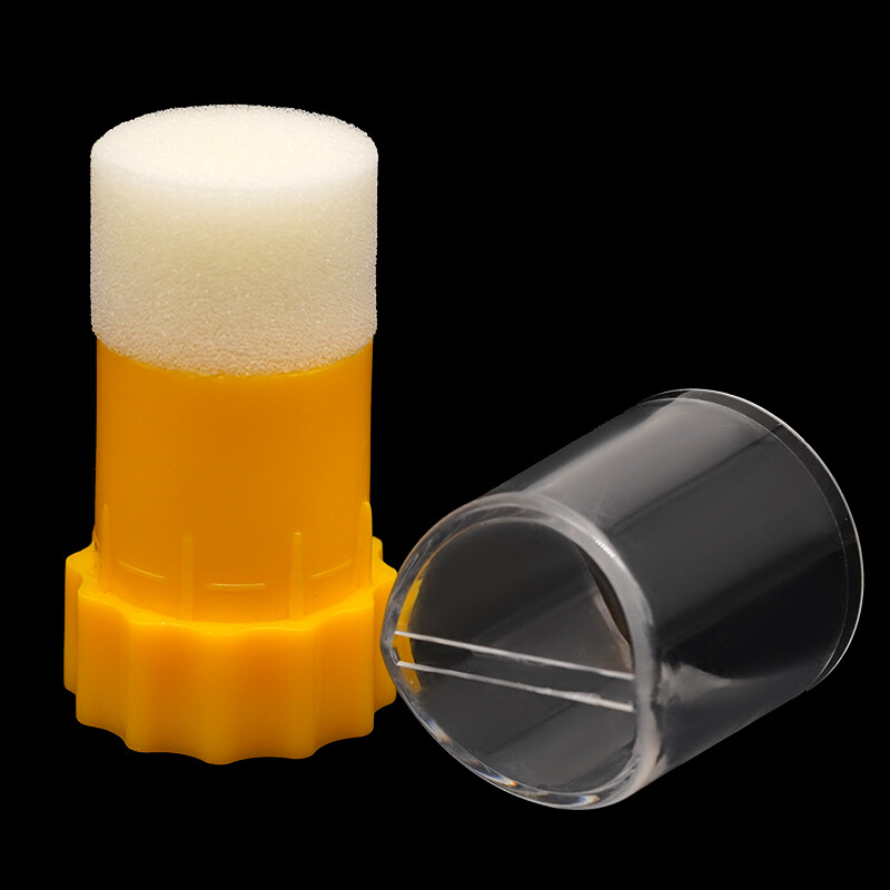 Нова бутилка за маркиране на пчелна кралица Bee Marker Tube Catcher Cage с бутало Плюшено оборудване за пчеларско оборудване