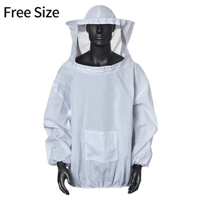 Bišu necaurlaidīgs apģērbs Biškopības aprīkojums Pusķermeņa jaka uzvalks Bišu apģērbs Pret bišu kodumiem kapuci ar pusķermeni Biškopības instrumenti