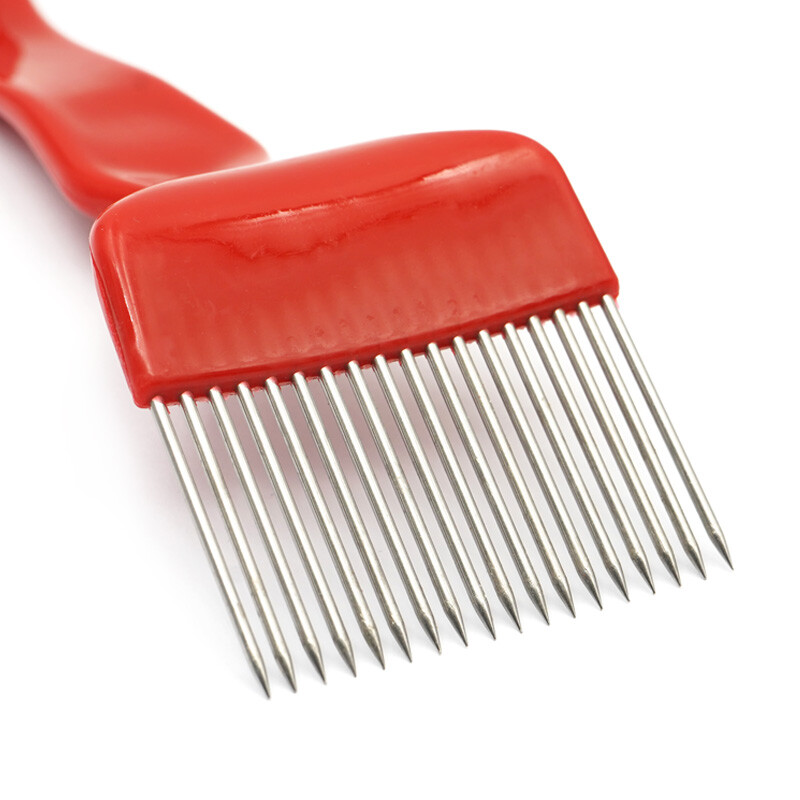 Ravne igle s 21 iglom Vilice za skidanje čepa za pčelinji med Uklanjanje nečistoća iz košnica Pčelarski pribor Češalj za grebanje Vilica Alati