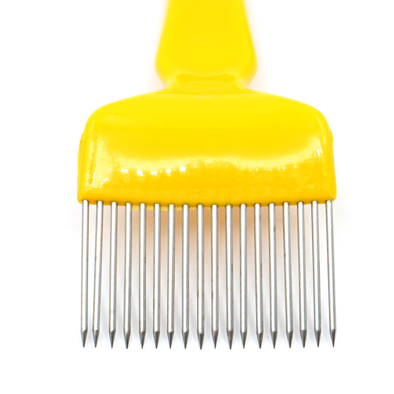 Ravne igle s 21 iglom Vilice za skidanje čepa za pčelinji med Uklanjanje nečistoća iz košnica Pčelarski pribor Češalj za grebanje Vilica Alati