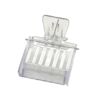 8 τμχ Queen Bee Cages Bee Catcher Clear Plastic Clip Κλουβί μελισσοκομικός εξοπλισμός Εργαλείο μελισσοκομίας Εξοπλισμός δωμάτιο απομόνωσης