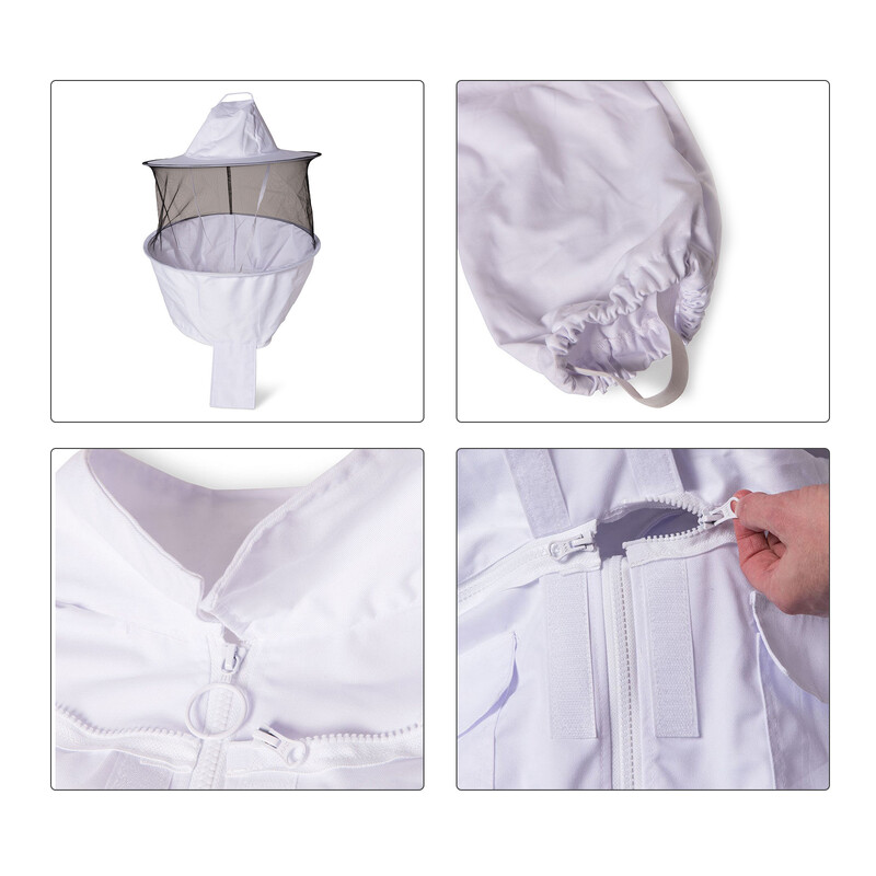 Profesionalna pčelarska odjeća za cijelo tijelo Pčelarska zaštitna oprema Apicultura odjeća Pčelarski kostim Veo Kapuljača Šešir An