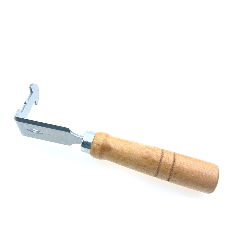 1 KOM Pčelarski čistač Pomoćnik Drvena ručka Kutija s okvirom košnice Lopata Izvadite voštane ostatke Otporan na hrđu i koroziju Pčelinji alat