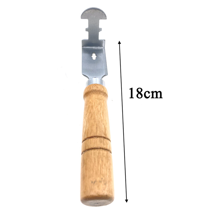 1 KOM Pčelarski čistač Pomoćnik Drvena ručka Kutija s okvirom košnice Lopata Izvadite voštane ostatke Otporan na hrđu i koroziju Pčelinji alat