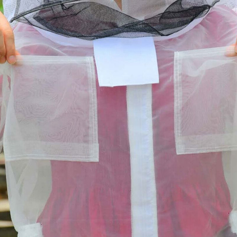 1 комплект Пчеларски костюм Професионално облекло Пчелар Костюм против комари Пчели Дишащо анти-пчеларско облекло