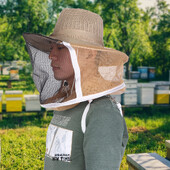 Méhész cowboy sapka méhészeti fátyol kültéri méhész cowboy sapka légáteresztő tűzálló méhészeti fátyol arc fejvédő