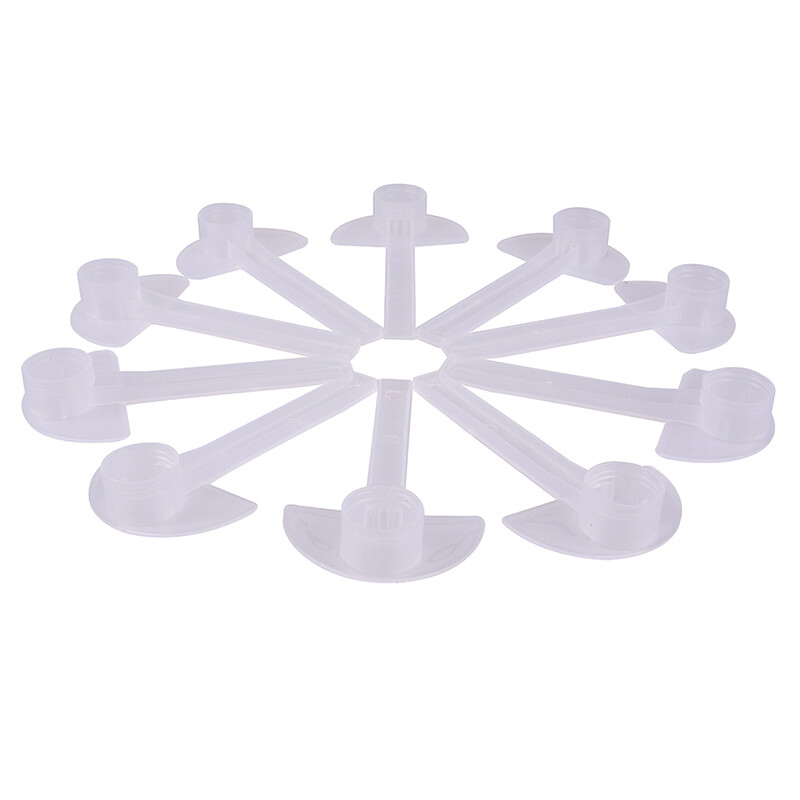 10 бр. Beekeeper Equip Garden Bee Feeder Beekeeping Entry Feeder Cap Feeder Вода Напитка Хранене Пчеларски кошер Инструмент