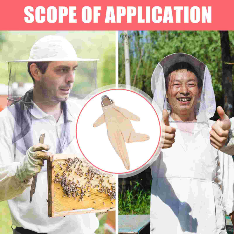 Защитно анти пчелно практично дишащо пчеларско облекло Воал Качулка с ръкавици Пчеларски консумативи Защитен костюм за тяло