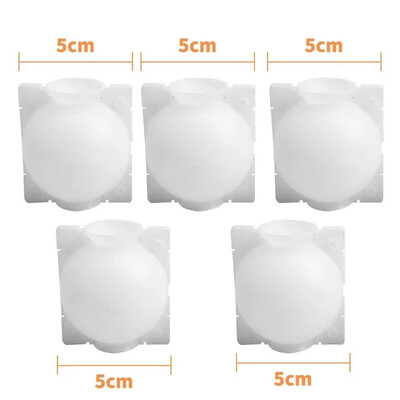 5 db (5 cm) Növénygyökerező Golyó Oltás Gyökerező Növénytartó Doboz Növénygyökerező Doboz Kertbe 5/8cm Átmérőjű.