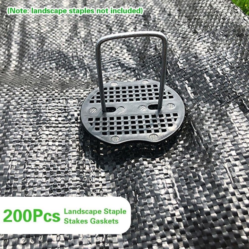 30 опаковки Градински колове Уплътнение за пейзажни скоби, U-образни щифтове за пирони Озеленяване на цветна леха Бариера от плевели, Създайте по-здрава фиксация