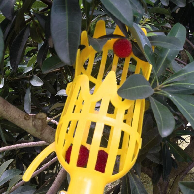 Градинска кошница Глава за събиране на плодове Инструмент за събиране на плодове Цветен инструмент за грабване на плодове Берач на боровинки Лъжица за ябълка, нар, портокал