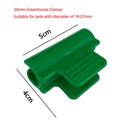 10 vnt Šiltnamio efektą sukeliančių spaustukų Gnybtai Sodo atraminis rėmas Augalų atraminiai kuoliukai tvartui Plėvelės eilės dangčio šešėliavimas tinklelio tunelio lanko spaustukas