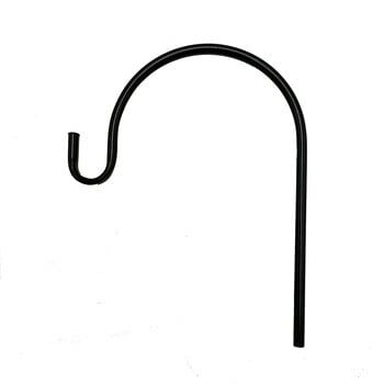 Shepherd-Hoks Garden Ground Stand Φανάρι Stake Hardcore In The Garden Hook Up Shepherd\'S Hook For Flower Basket