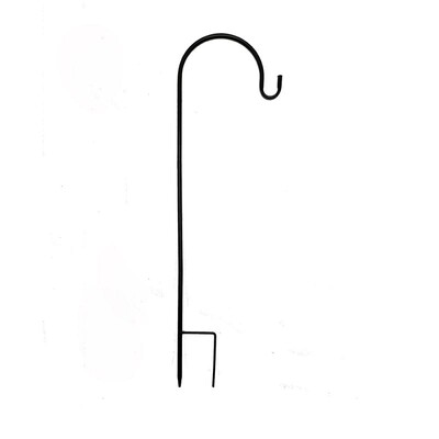 Shepherd-Hoks Garden Ground Stand Φανάρι Stake Hardcore In The Garden Hook Up Shepherd`S Hook For Flower Basket