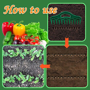 1 τεμ. Seder Planter Tool Soil Digger Planter Manual Sower Flowerpot Gardening Tool Seed Sowing Dispenser For Garden tool