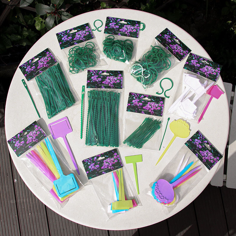 25/50/100 kom Višekratne vezice za vrtne kabele Podesive plastične vezice za kabele Alati Potpora za biljke Grmlje Spojnica za zaključavanje stabla Najlon