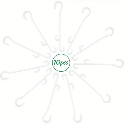 10 vnt Pomidorų atraminiai kabliukai J formos atraminiai spaustukai neleidžia lūžti arba nukristi pomidorų šakoms.