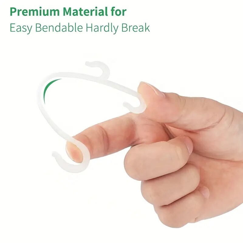 10 vnt Pomidorų atraminiai kabliukai J formos atraminiai spaustukai neleidžia lūžti arba nukristi pomidorų šakoms.