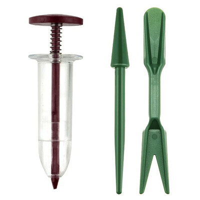 Mini Sowing Seed Dispenser Syringe Seeder Set Manual Sower Seed Spreader Handheld Seed Planter Εργαλείο κηπουρικής γλάστρας