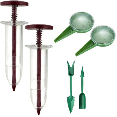 Mini Sowing Seed Dispenser Syringe Seeder Set Manual Sower Seed Spreader Handheld Seed Planter Εργαλείο κηπουρικής γλάστρας