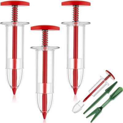 Mini Sowing Seed Dispenser Syringe Seeder Set Manual Sower Seed Spreader Handheld Seed Planter Εργαλείο κηπουρικής γλάστρας