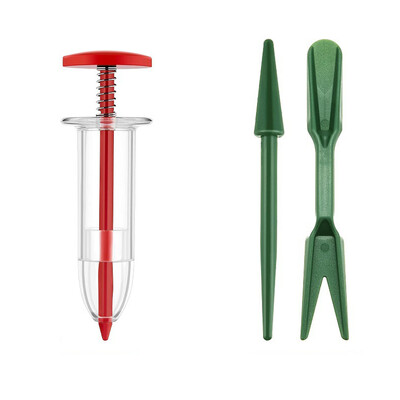 Mini Sowing Seed Dispenser Syringe Seeder Set Manual Sower Seed Spreader Handheld Seed Planter Εργαλείο κηπουρικής γλάστρας