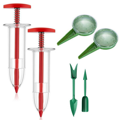 Mini Sowing Seed Dispenser Syringe Seeder Set Manual Sower Seed Spreader Handheld Seed Planter Εργαλείο κηπουρικής γλάστρας