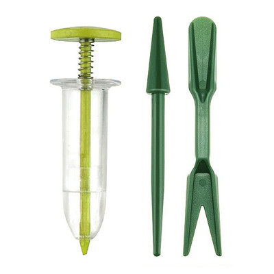 Mini Sowing Seed Dispenser Syringe Seeder Set Manual Sower Seed Spreader Handheld Seed Planter Εργαλείο κηπουρικής γλάστρας