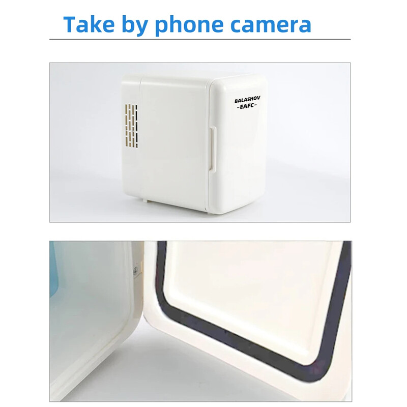 4L Мини хладилник 12v 110V 220V Електрически преносим туристически охладител за къмпинг за кола Съхранение на козметика Грим стая Хладилник