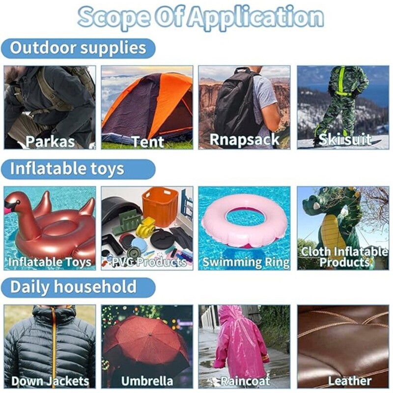 TPU basseini plaastrite remondikomplektid isekleepuvad parandusplaastrid, parandus basseinide jaoks