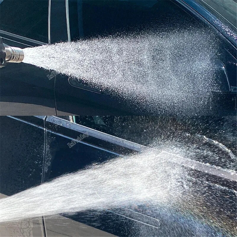 Пистолет за вода под високо налягане Интерфейс за измиване Дюза за душ от неръждаема стомана 1/4 Quick Connect Wash Cars Garden Urban Tool