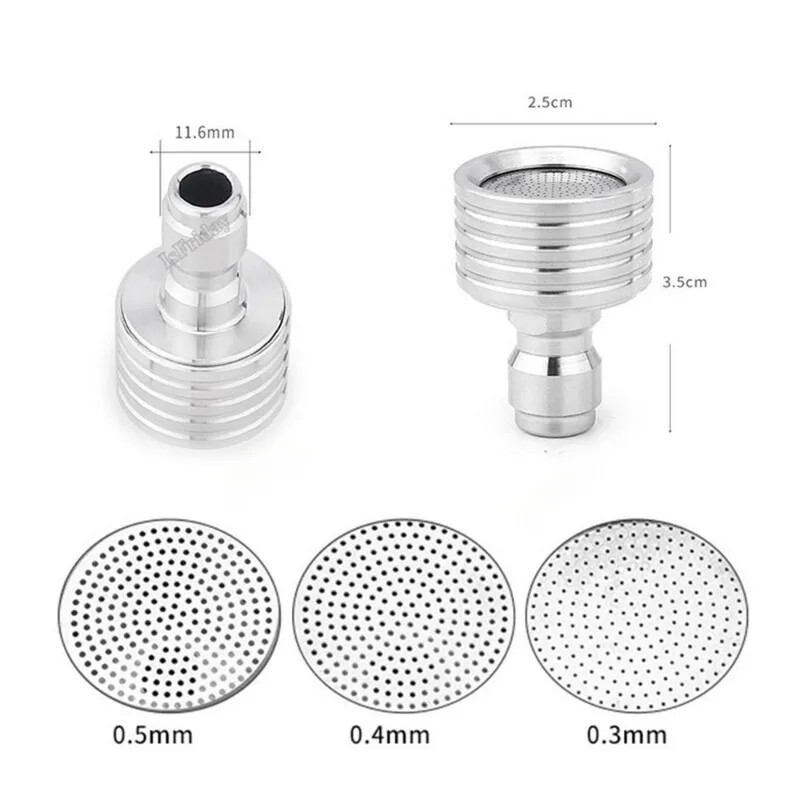 Пистолет за вода под високо налягане Интерфейс за измиване Дюза за душ от неръждаема стомана 1/4 Quick Connect Wash Cars Garden Urban Tool