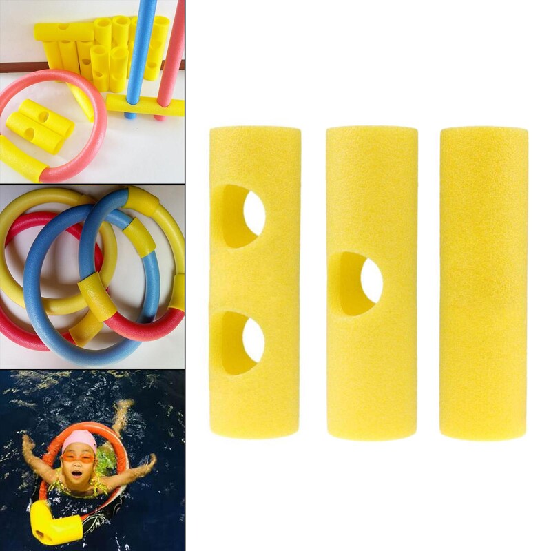 Pool Noodle Holed Connector Swim Noodles Swimming Float Connect Joint Noodles Конструктор за детски плаж