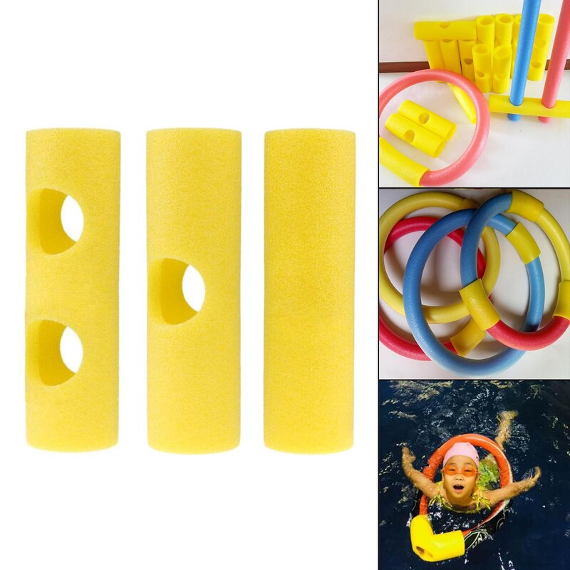 Pool Noodle Holed Connector Swim Noodles Swimming Float Connect Joint Noodles Конструктор за детски плаж