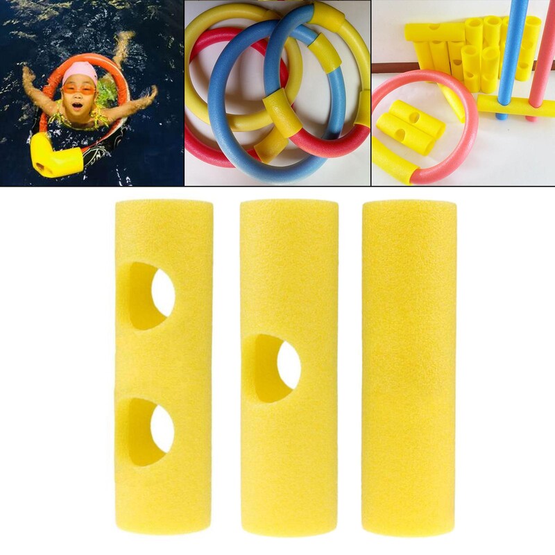 Pool Noodle Holed Connector Swim Noodles Swimming Float Connect Joint Noodles Конструктор за детски плаж