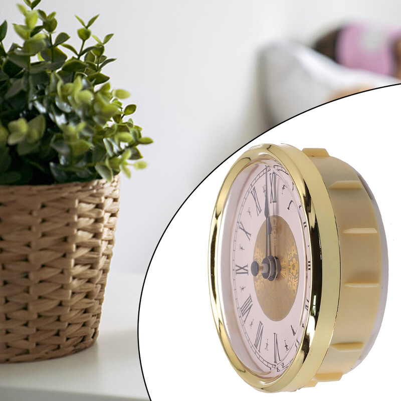 80MM кварцов часовников механизъм Резервни вложки Римски арабски цифри Направи си сам части Класически часовник Занаяти Домашен декор.